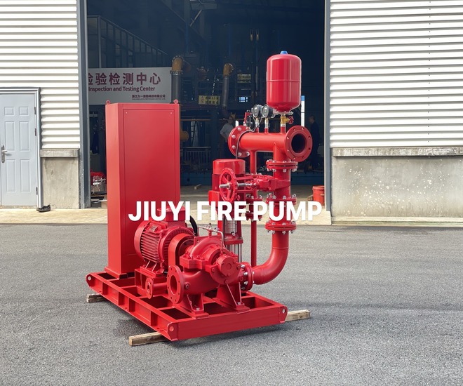 JIUYI 500GPM 110PSI EJ Fire Pump Set