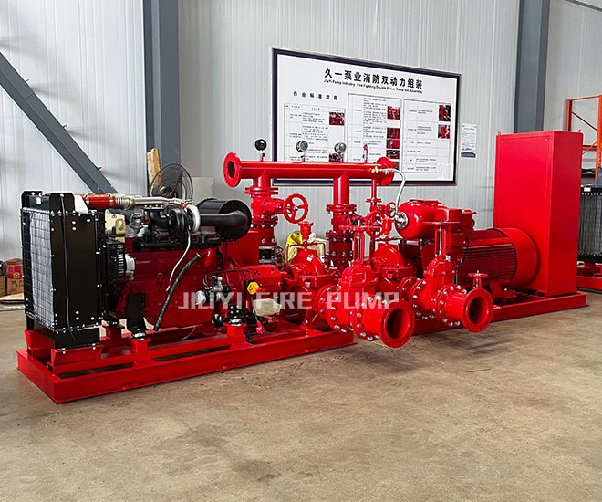 مجموعة مضخات حريق 1000GPM 14Bar EDJ