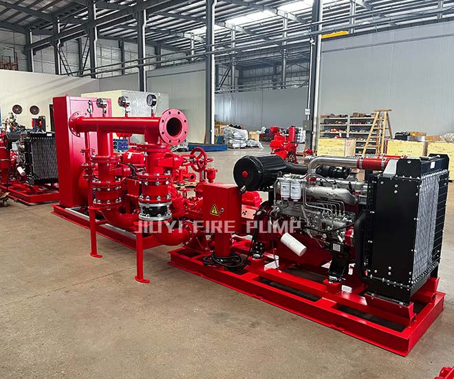 مجموعة مضخات حريق 1000GPM 14Bar EDJ